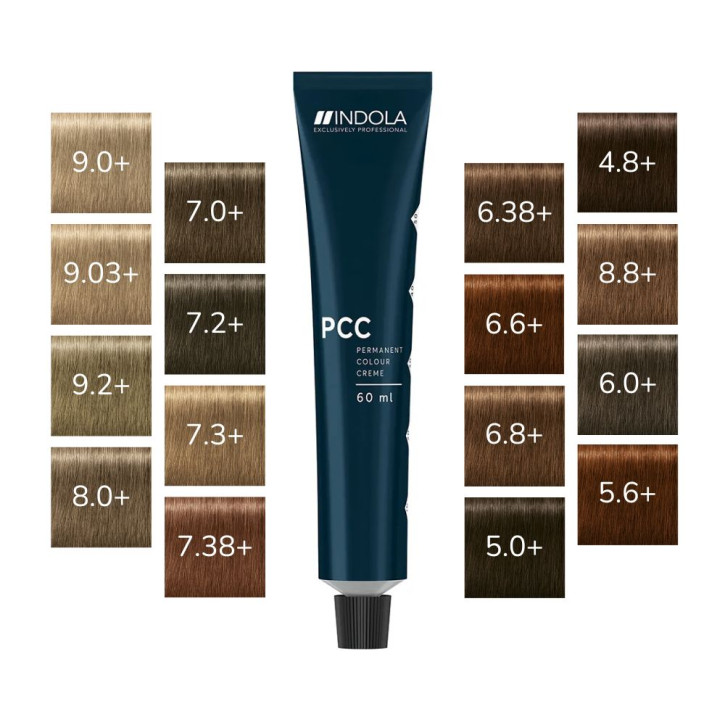 Indola PCC Permanent Color Cream 6.0+ Dunkelblond Natur Intensiv 60ml